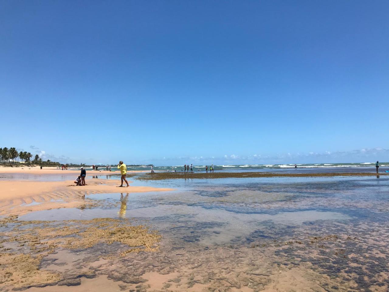 Flat Guarajuba Beira Da Praia Pe Na Areia Экстерьер фото