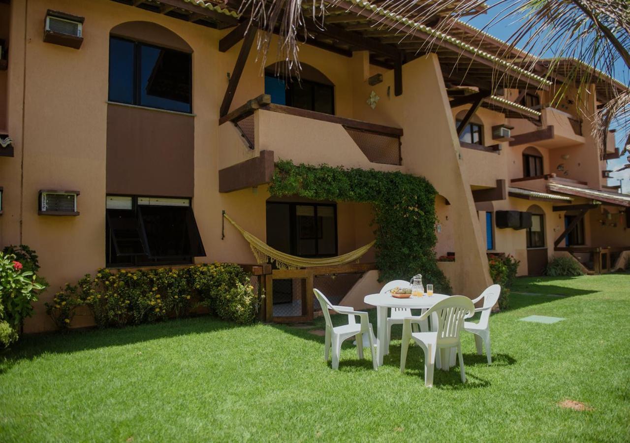 Flat Guarajuba Beira Da Praia Pe Na Areia Экстерьер фото