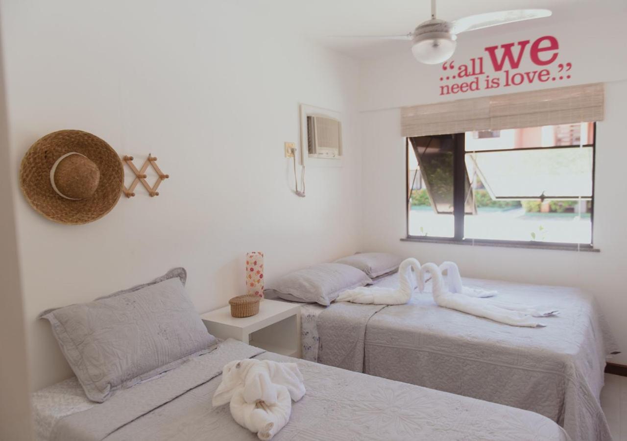 Flat Guarajuba Beira Da Praia Pe Na Areia Экстерьер фото