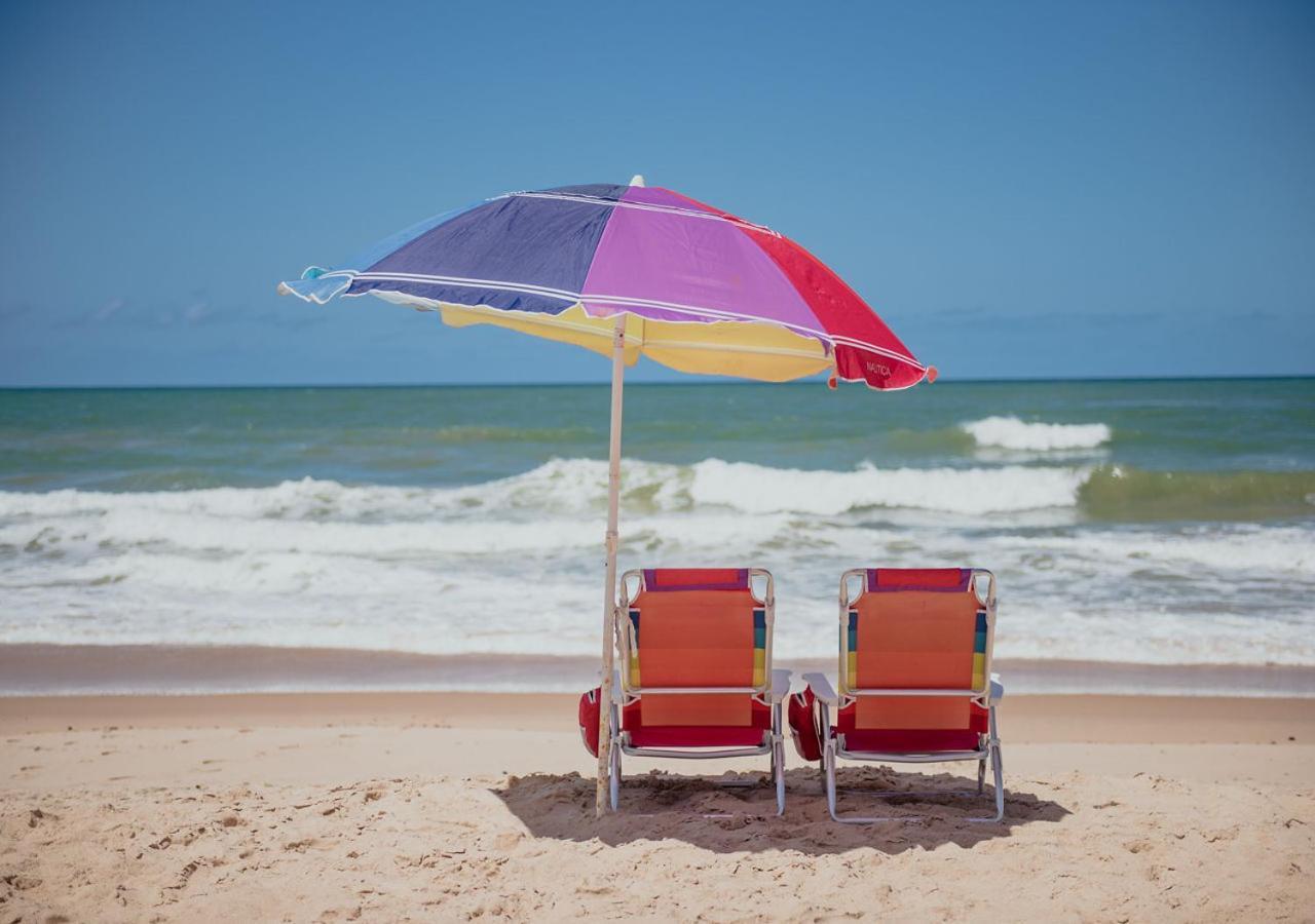 Flat Guarajuba Beira Da Praia Pe Na Areia Экстерьер фото