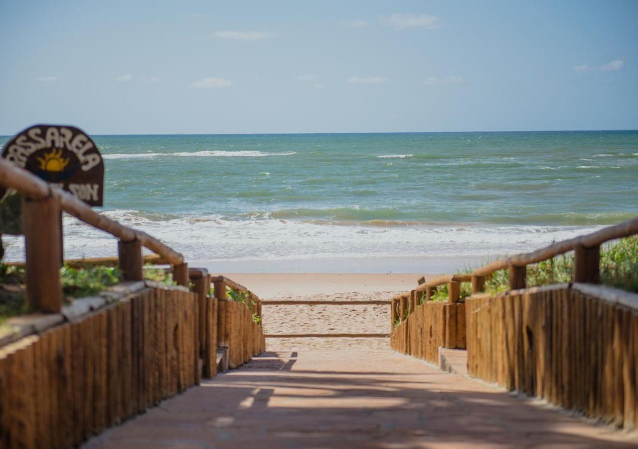 Flat Guarajuba Beira Da Praia Pe Na Areia Экстерьер фото